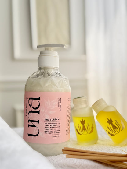 【引き締め×保湿×トーンアップ】多機能スリミングクリーム｜UNA True Cream